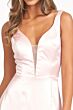 Elizabeth K GL1992 Plunging Neckline Slit Skirt Maid of Honor Dress