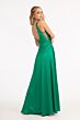 Elizabeth K GL1992 Plunging Neckline Slit Skirt Maid of Honor Dress
