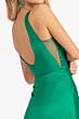 Elizabeth K GL1992 Plunging Neckline Slit Skirt Maid of Honor Dress