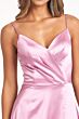 Elizabeth K GL1993 Slit Skirt Spaghetti Straps Maid of Honor Dress
