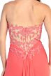 Elizabeth K GL2016 Lace Back Ruched Top Strapless Bridesmaid Dress
