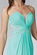 Elizabeth K GL2016 Lace Back Ruched Top Strapless Bridesmaid Dress