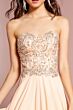 Elizabeth K GL2018 Embroidered Top Strapless Sweetheart Dress