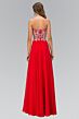 Elizabeth K GL2018 Embroidered Top Strapless Sweetheart Dress