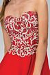 Elizabeth K GL2018 Embroidered Top Strapless Sweetheart Dress