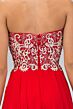 Elizabeth K GL2018 Embroidered Top Strapless Sweetheart Dress