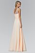 Elizabeth K GL2021 Ruched Waist Embellished One Shoulder Dress