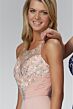 Elizabeth K GL2027 Embellished Top Spaghetti Straps Dress