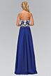Elizabeth K GL2050 Lace Top Strapless Sweetheart Neck Dress