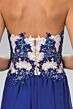 Elizabeth K GL2050 Lace Top Strapless Sweetheart Neck Dress