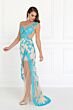 Turquoise/Nude