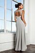 Elizabeth K GL2061 Empire Waist Cutout Back Dress