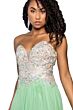 Elizabeth K GL2092 Handkerchief Skirt Strapless Sweetheart Dress