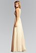 Elizabeth K GL2093 Illusion Top Bateau Neck Embellished Dress