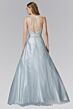 Elizabeth K GL2111 Keyhole Back Sheer Neck Sweet 16 Gown