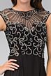 Elizabeth K GL2120 Illusion Back Embellished Top Dress