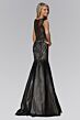 Elizabeth K GL2162 Bateau Neckline Lace Top Trumpet Dress