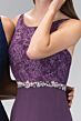 Elizabeth K GL2163 Beaded Waist Lace Top Maid of Honor Dress