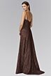 Elizabeth K GL2170 Scoop Neckline Floral Lace Maid of Honor Dress