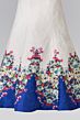 Elizabeth K GL2218 Floral Hem High Neck Dress