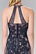Elizabeth K GL2243 Halter Neck Cutout Back Mermaid Dress