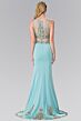 Elizabeth K GL2248 Embroidered Illusion Two Piece Dress