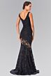 Elizabeth K GL2249 Illusion Lace Skirt V-Neck Bridal Gown
