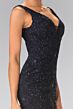 Elizabeth K GL2249 Illusion Lace Skirt V-Neck Bridal Gown