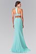 Elizabeth K GL2256 Racerback Embellished Two Piece Dress