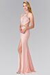 Elizabeth K GL2265 Exposed Back Cutout Waist Dress