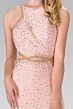 Elizabeth K GL2265 Exposed Back Cutout Waist Dress
