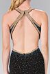 Elizabeth K GL2265 Exposed Back Cutout Waist Dress