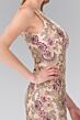 Elizabeth K GL2269 Boat Neckline Embroidered Lace Dress