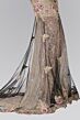 Elizabeth K GL2269 Boat Neckline Embroidered Lace Dress