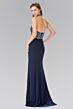 Elizabeth K GL2279 Embellished Top Halter Neck Dress
