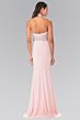 Elizabeth K GL2279 Embellished Top Halter Neck Dress
