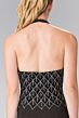 Elizabeth K GL2285 Halter Neckline Embellished Bodice Dress