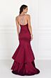 Elizabeth K GL2290 Embellished Back Tiered Skirt Dress