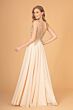 Elizabeth K GL2311 Embroidered Bodice A-Line Chiffon Dress