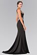 Elizabeth K GL2312 Cutout Back Sleeveless Embroidered Dress