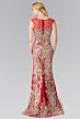 Elizabeth K GL2336 Cap Sleeve Bateau Neck Dress