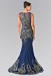 Elizabeth K GL2338 Floral Embroidery Mock 2 Piece Dress