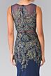 Elizabeth K GL2338 Floral Embroidery Mock 2 Piece Dress