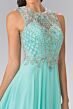 Elizabeth K GL2343 Embellished Bodice Cutout Back Dress