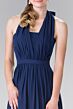 Elizabeth K GL2362 Ruched Top Tie Halter Maid of Honor Dress