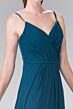 Elizabeth K GL2374 Pleated Top Spaghetti Straps Bridesmaid Dress