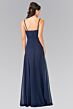 Elizabeth K GL2374 Pleated Top Spaghetti Straps Bridesmaid Dress