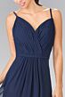 Elizabeth K GL2374 Pleated Top Spaghetti Straps Bridesmaid Dress