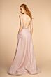 Elizabeth K GL2506 Strappy Back Embellished Waist Dress