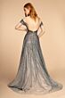 GLS by Gloria GL2558 Illusion Neckline Beaded Lace Dress